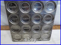 Wilbur Chocolate Candy Medallion Mold Metal Pan Tray Lancaster PA Cup Mould Wilbur Chocolate Candy Medallion Mold Metal Pan Tray Lancaster PA Cup Mould