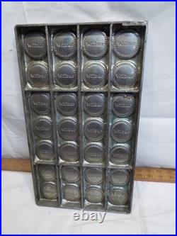 Wilbur Chocolate Candy Medallion Mold Metal Pan Tray Lancaster PA Cup Mould Wilbur Chocolate Candy Medallion Mold Metal Pan Tray Lancaster PA Cup Mould