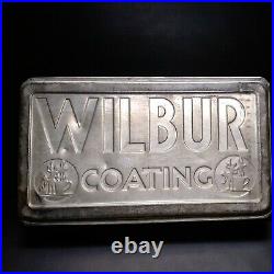 Wilbur Chocolate Mfg. Coating Choc. Candy Metal Pan Mold Lrg. 19×11