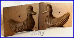 = ea. 19th C. Wooden Mold for Chocolate, Marzipan or Speculaas Cookies w. Duck = ea. 19th C. Wooden Mold for Chocolate, Marzipan or Speculaas Cookies w. Duck
