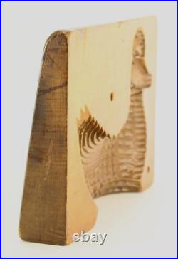= ea. 19th C. Wooden Mold for Chocolate, Marzipan or Speculaas Cookies w. Duck = ea. 19th C. Wooden Mold for Chocolate, Marzipan or Speculaas Cookies w. Duck