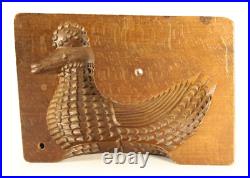 = ea. 19th C. Wooden Mold for Chocolate, Marzipan or Speculaas Cookies w. Duck = ea. 19th C. Wooden Mold for Chocolate, Marzipan or Speculaas Cookies w. Duck