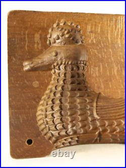 = ea. 19th C. Wooden Mold for Chocolate, Marzipan or Speculaas Cookies w. Duck = ea. 19th C. Wooden Mold for Chocolate, Marzipan or Speculaas Cookies w. Duck