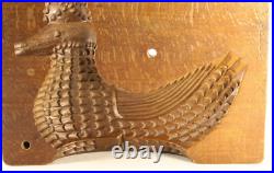 = ea. 19th C. Wooden Mold for Chocolate, Marzipan or Speculaas Cookies w. Duck = ea. 19th C. Wooden Mold for Chocolate, Marzipan or Speculaas Cookies w. Duck