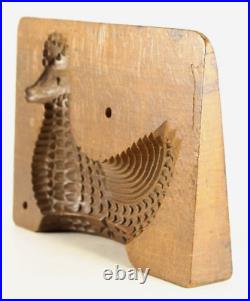 = ea. 19th C. Wooden Mold for Chocolate, Marzipan or Speculaas Cookies w. Duck = ea. 19th C. Wooden Mold for Chocolate, Marzipan or Speculaas Cookies w. Duck